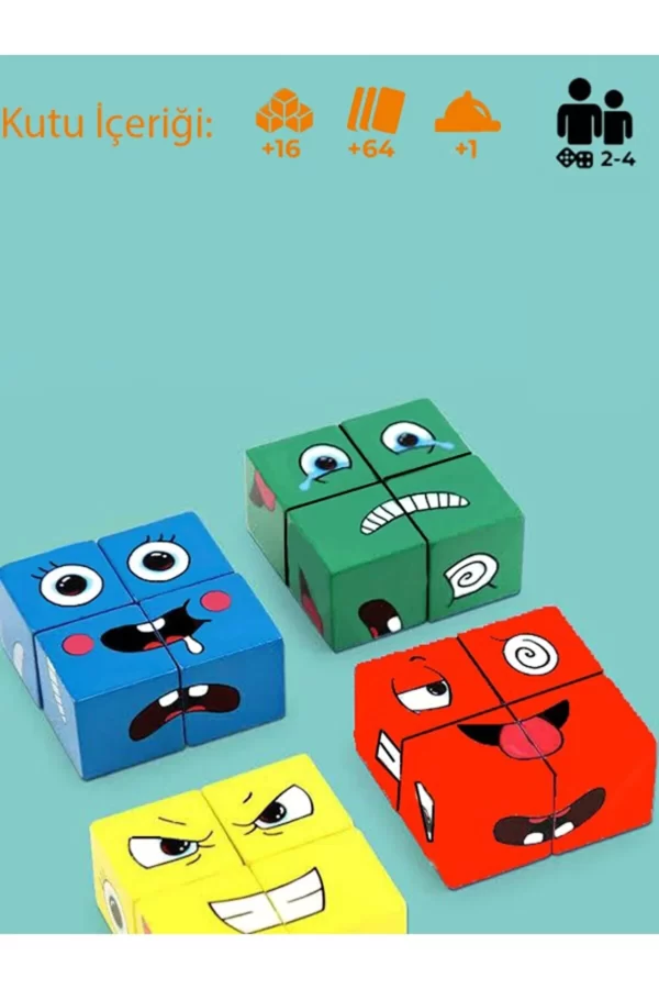 پازل شکلک روبیک با Edoy Rubik Emoji Puzzle1